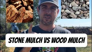 Stone Mulch vs Wood Mulch