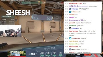 TenZ With A Marshal Vs Hard Bots In Range