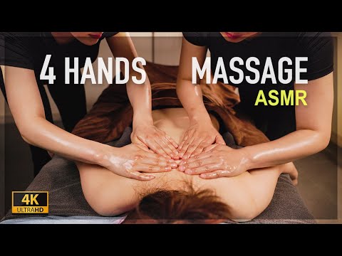 ASMR / 😪 4개의 손이 마사지에 꼭 필요한 이유?! 팅글 폭발