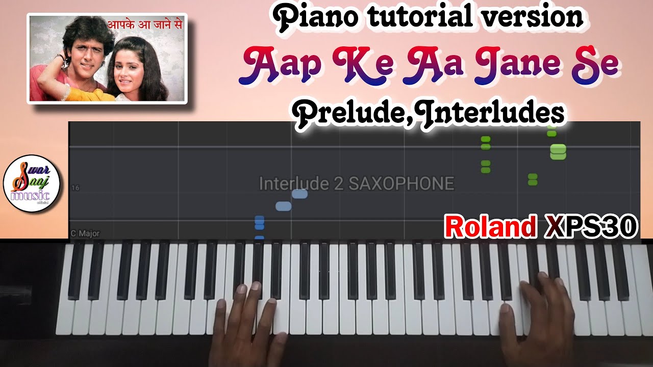 Aap Ke Aa Jane Se | Prelude,Interludes | Piano/Keyboard tutorial