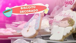 Como Fazer Glacê Real Para Decorar Biscoitos Amanteigados.