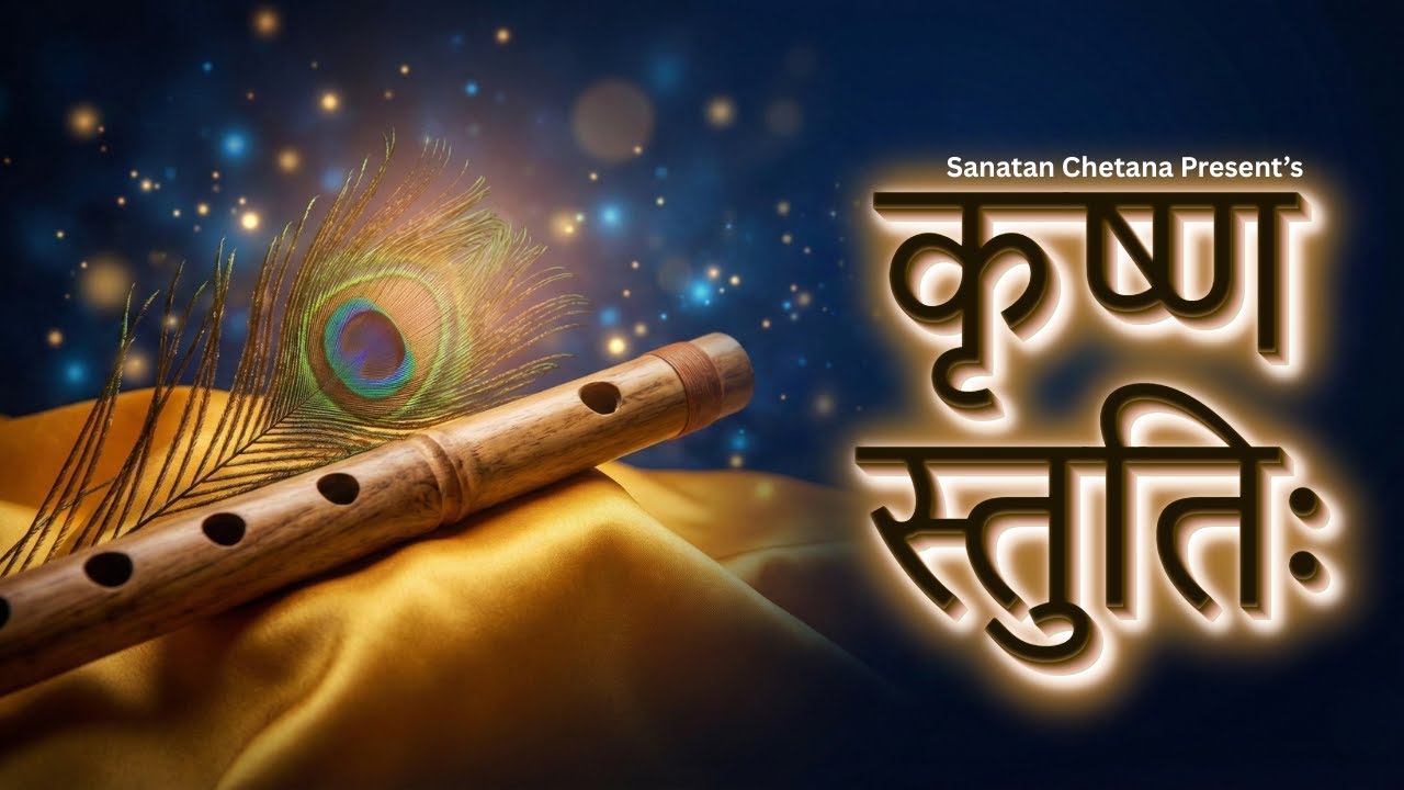🦚 कृष्णस्तुतिः | Krishna Stuti | Powerful Sanskrit Chant for Peace, Bhakti & Divine Grace 🦚
