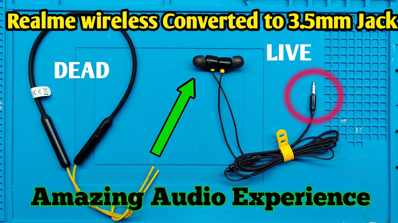 Dead Realme wireless buds Converted to 3.5 mm Wired jack || Amazing Audio Experience
