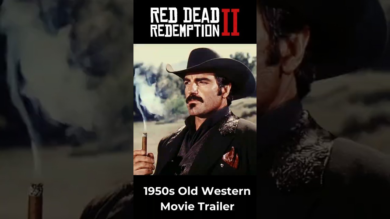 Red Dead Redemption 2 | 1950s Old Western Movie Trailer