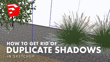 How to Get Rid of Duplicate Shadows in Sketchup