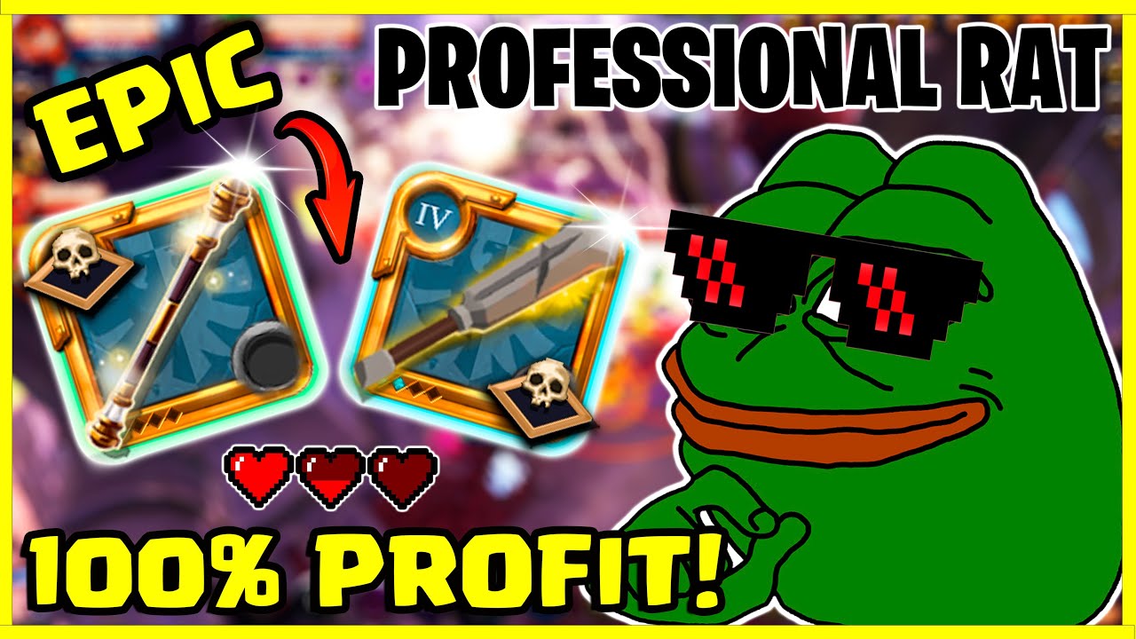 💀Ultimate Rat Build Avalon: Making 100% PROFIT!💀| Albion online | Ep54.