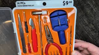 Watch Repair Tool Kit Walmart - Unboxing