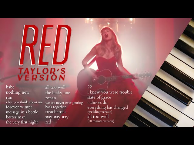 taylor swift red | 2 hours of calm piano ♪ class=
