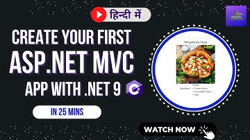 Create Your First ASP .Net MVC App Using Visual Studio With C# | Beginners Guide in Hindi (हिंदी)