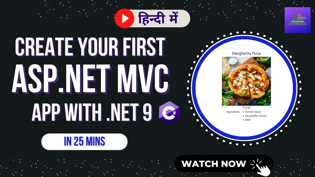 Create Your First ASP .Net MVC App Using Visual Studio With C# | Beginners Guide in Hindi (हिंदी)
