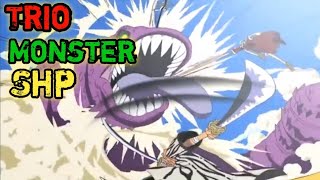Trio Monster Luffy, Zoro, Sanji Vs Kadal Gurun