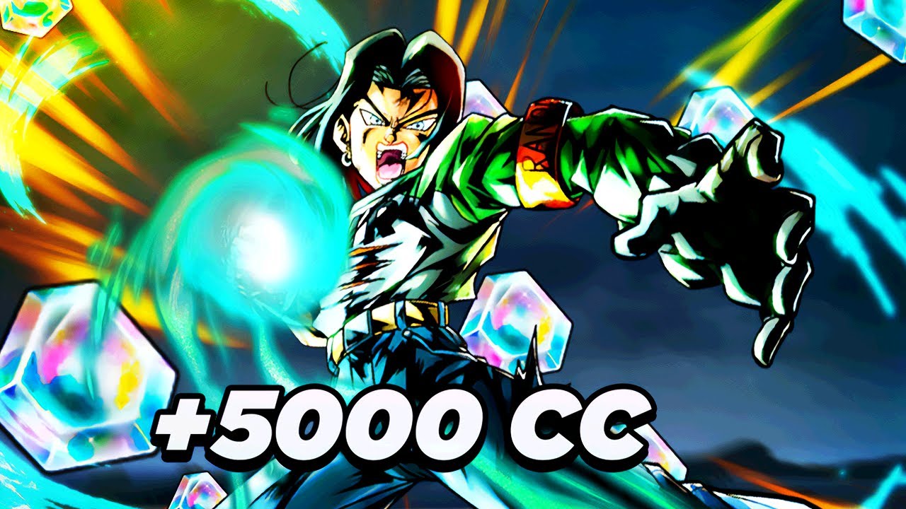 +5000 CC COLLAB @Alexmarticiu SUMMON ANDROID 17 LF DRAGON BALL LEGENDS ...