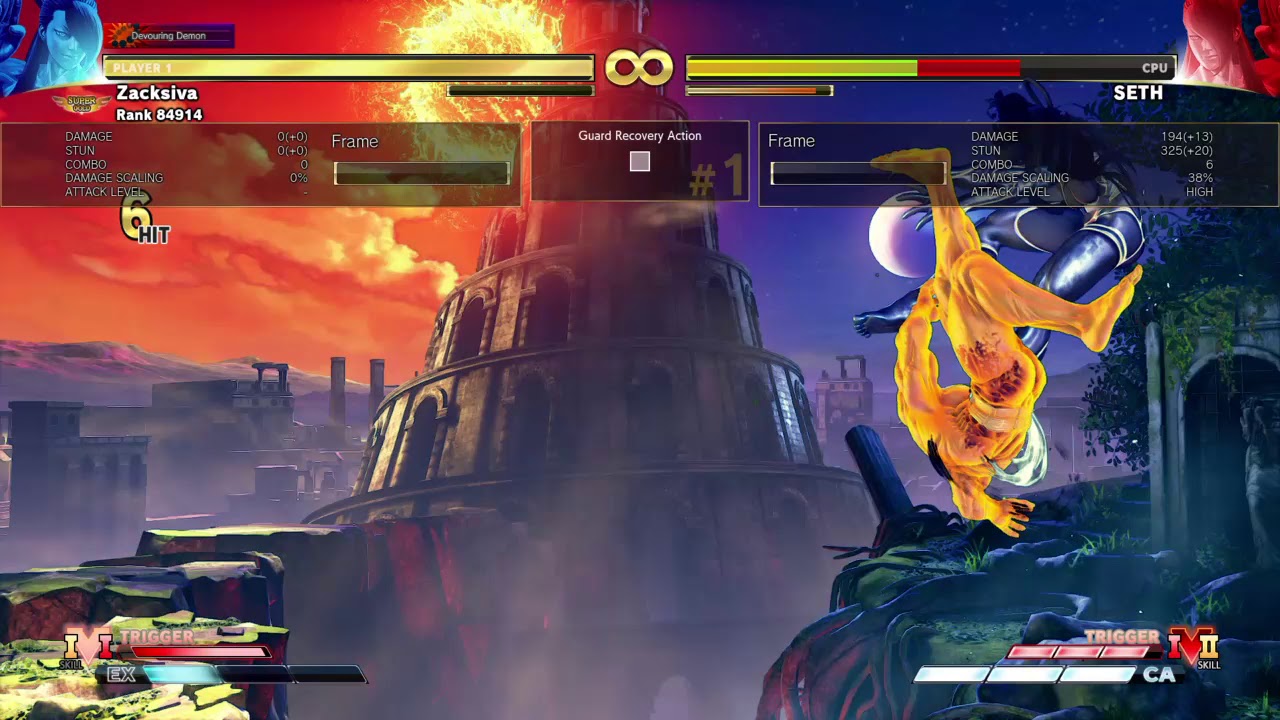 Empty low and safe resets Seth