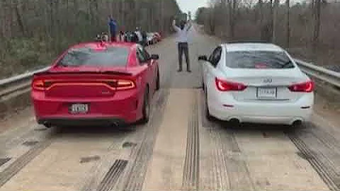 392 Scat Charger vs Q50 Infiniti
