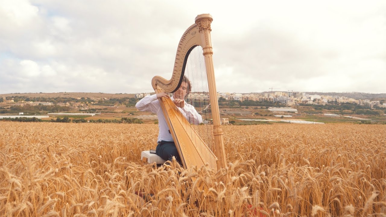 Jacob Portelli Watching the Wheat - Harpist Jacob Portelli - YouTube
