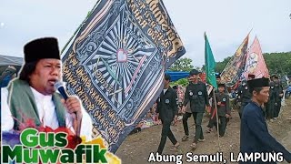 pengajian Gus muwafiq di Lampung Utara, pesilat ramai menghadiri