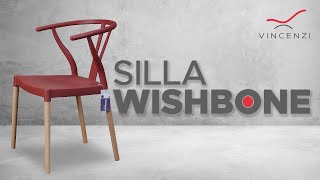 Silla Wishbone Rojo | Vincenzi