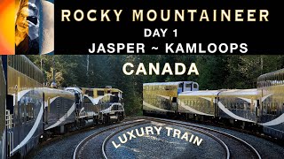 Rocky Mountaineer SilverLeaf Jasper to Kamloops Day 1