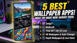 5 BEST Wallpaper Apps For Android Phone You MUST Try Right Now! (August 2026) screenshot 2