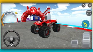 Monster Truck Mega Ramp Stunt Game - 3D Impossible Gameplay - Stunts Extreme Racing screenshot 4