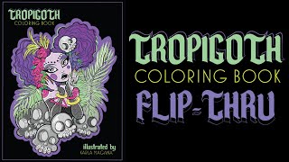 Tropigoth Coloring Book Flip-Thru