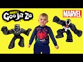 Герои Гуджитсу Марвел Веном Чёрная Пантера Их Супер Силы Goo Jit Zu Marvel Venom Black Panther