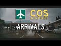 Cos airport  colorado springs co  arrivals driving dashcam