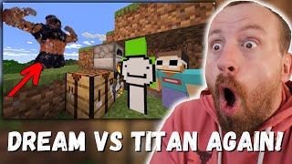 Full DREAM VS TITAN AGAIN!!! Dream 2 Minecraft Speedrunners VS TITAN (REACTION!!!) w/ GeorgeNotFound Update