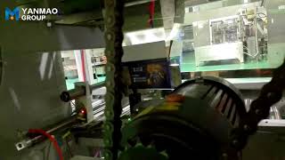 Automatic can case packer, drop styple load case packing machine from yanmao