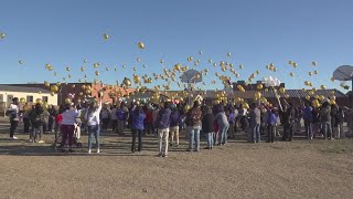 Community honors 10-year-old, who was killed in hit-and-run, with balloon release and mural