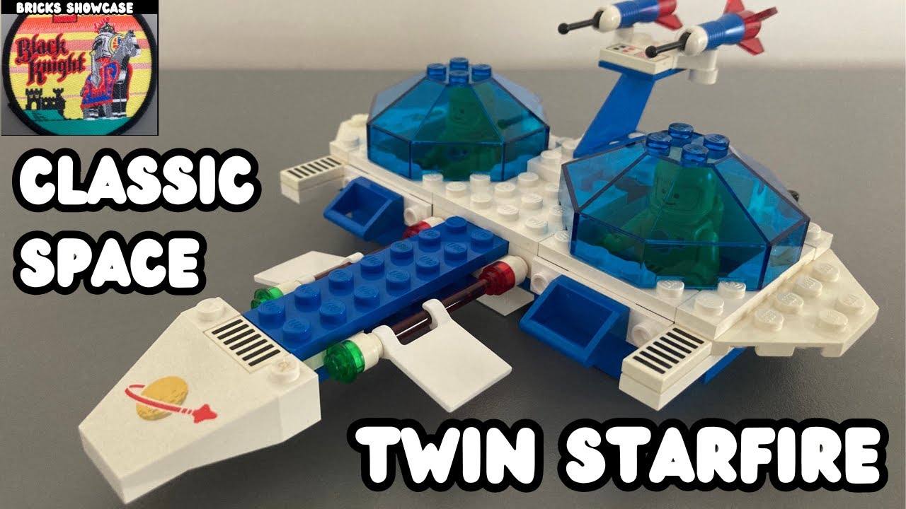Bricks Showcase review of Vintage 1987 Classic Space Lego Twin Starfire ...
