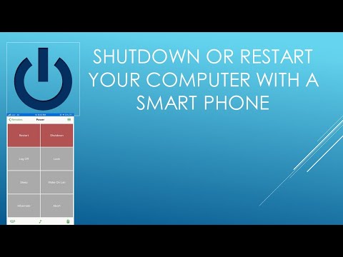 How to Shutdown or Restart your Computer from a Smartphone | Urdu/Hindi