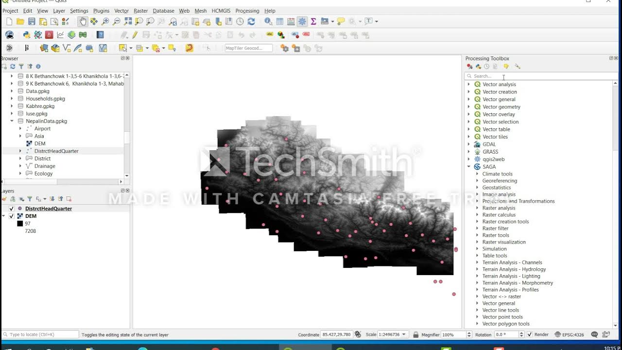 How to get raster value in point shape file's attribute table YouTube