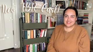 Let’s peruse my new ‘TBR’ / reading priorities cart! @miriamelizabethreads