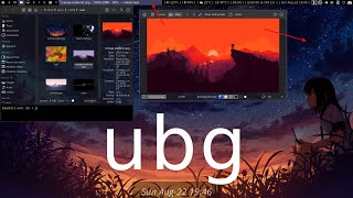ubg | Change wallpaper background and lockscreen image and auto-set accent colors in dwm | linux screenshot 2