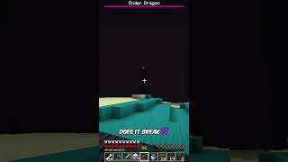 Surviving the End: Minecraft Player Dodges Void & Fights Dragon! #shorts
