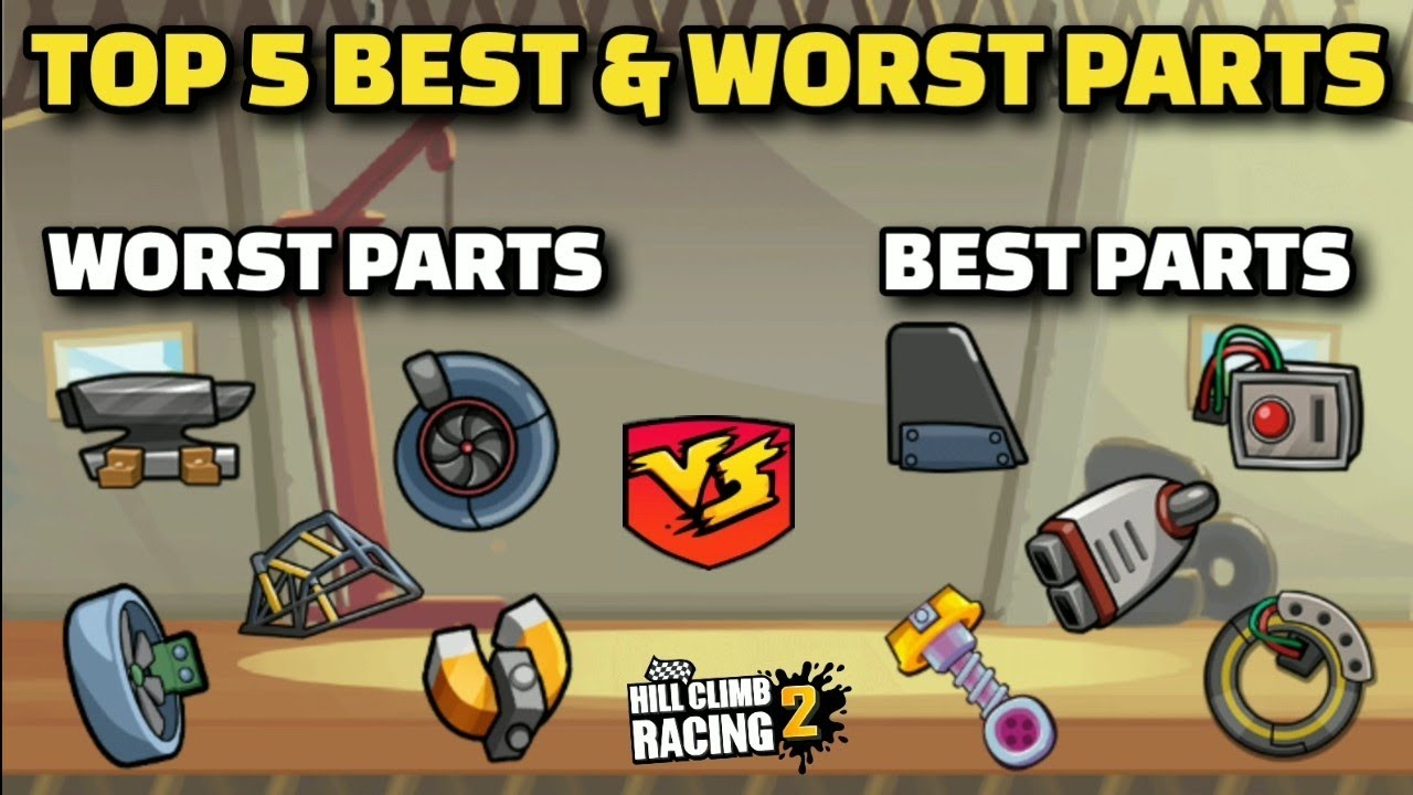 BEST PARTS FOR EACH VEHICLE 💪🔥 - Hill Climb Racing 2 