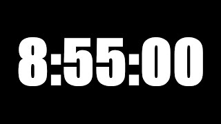 8 HOUR 55 MINUTE TIMER • 535 MINUTE COUNTDOWN TIMER ⏰ LOUD ALARM ⏰