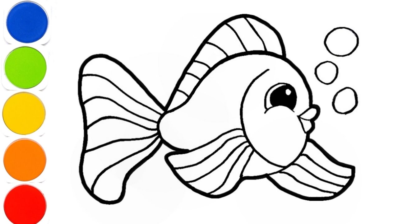 drawing-painting-coloring-fish-how-to-draw-a-fish-for-kids-and
