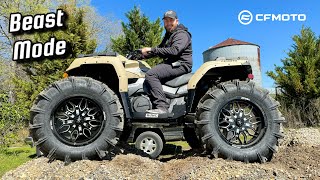 CFMOTO CFORCE Long Travel Build w/ Mud Monster Clutch Kit & 34 Tires