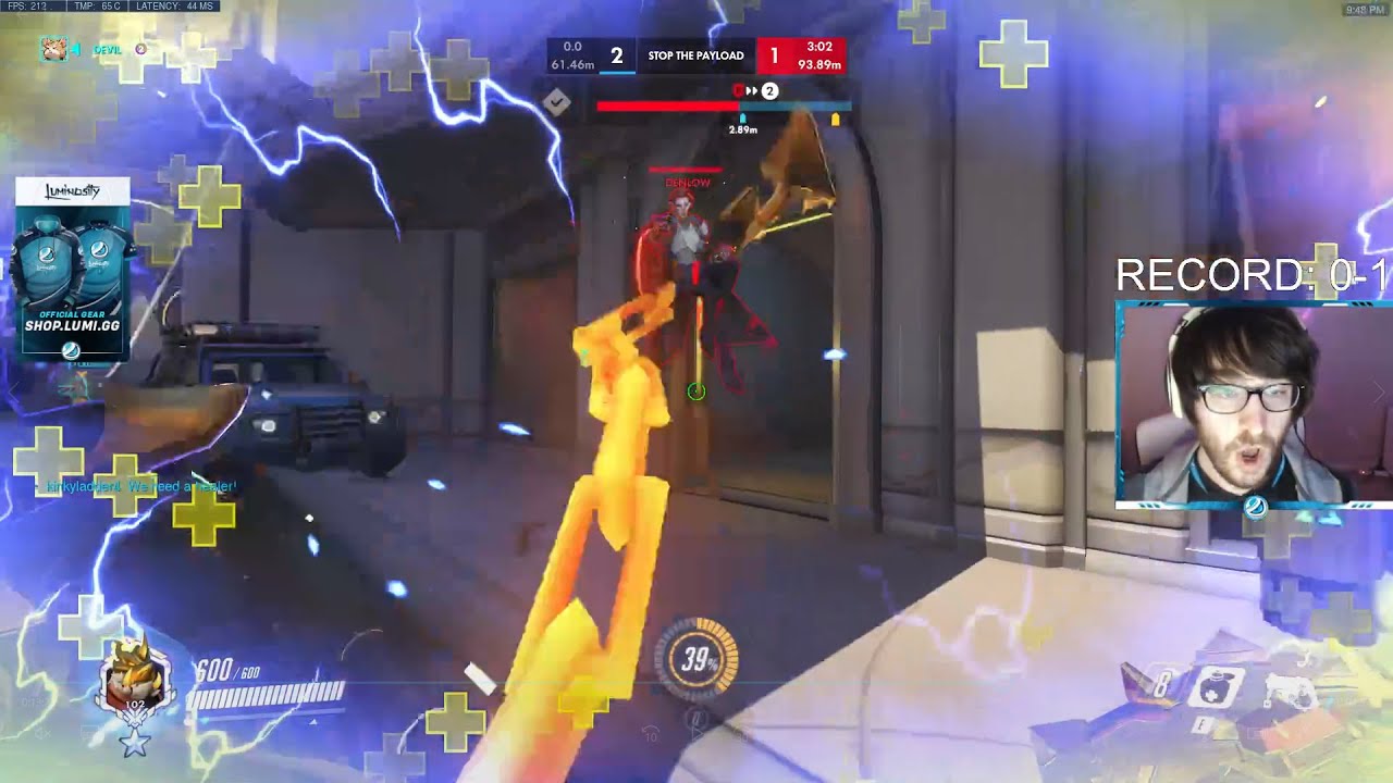 HARBLEU INSANE NANO ROADHOG + ZARYA GAMEPLAY OVERWATCH SEASON 28 TOP 500