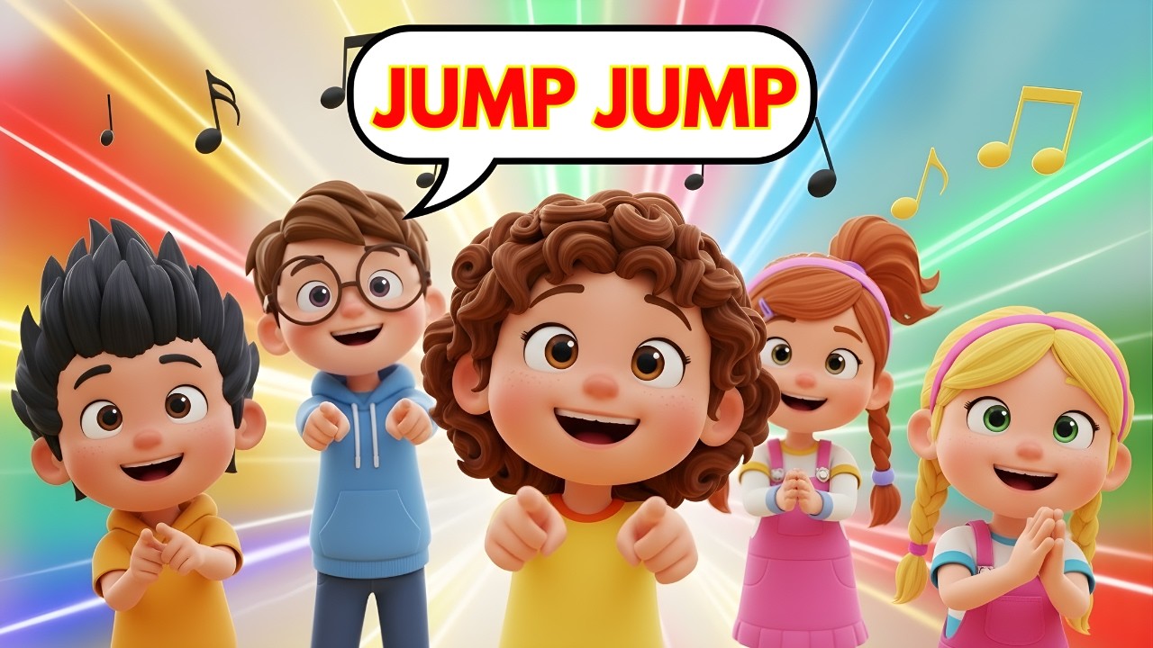 Jump Clap Dance 🕺 | Fun Action Song for Kids | Sing, Move & Play ...