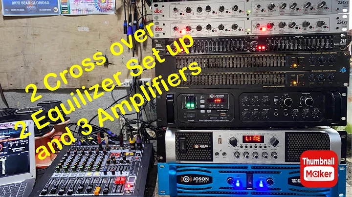 How To Set up Dual Cross over Dual Equilizer On 3 Amplifier -EASIEST WAY SET UP