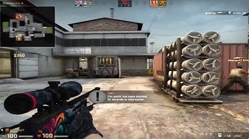 precog`- AWP 4k in ESEA pug on cache #101