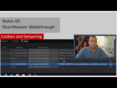 Understanding cookies and tampering of requests - Natas05 - Overthewire.org - Walkthrough