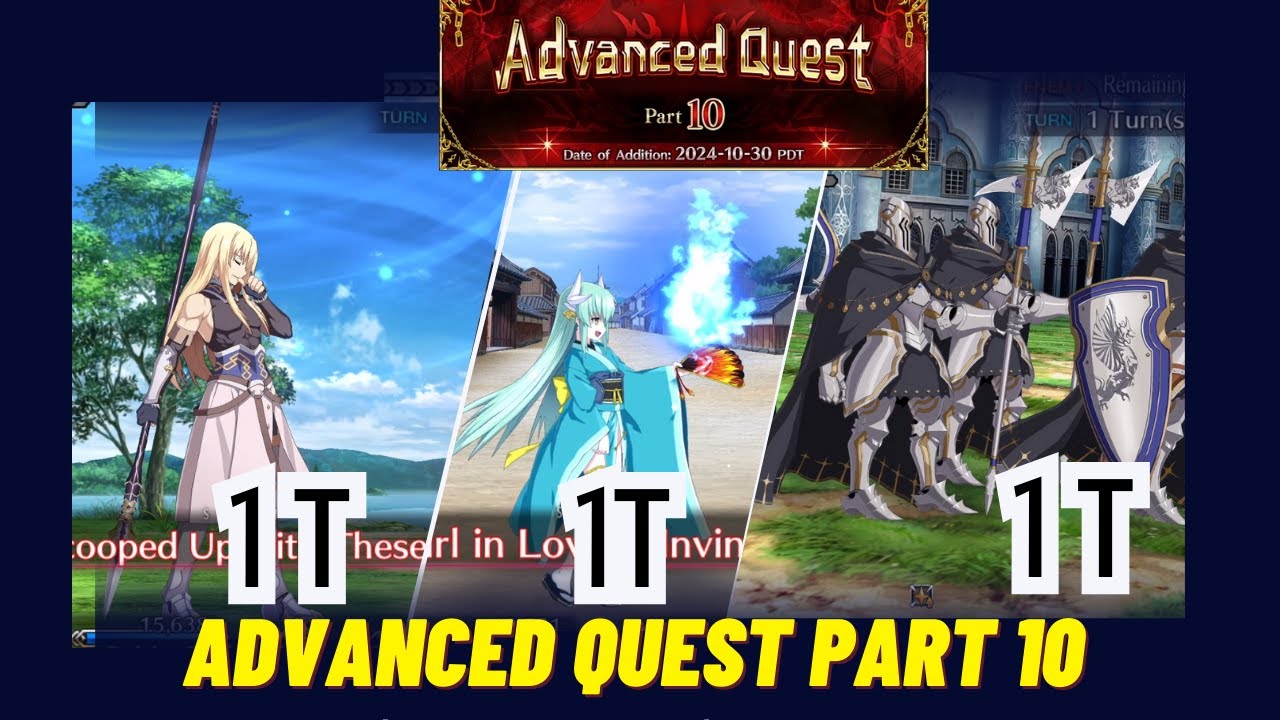 All Quest | Advanced Quest Part 10 || アドバンスドクエスト 第10弾 [FGO][Fate/Grand ...