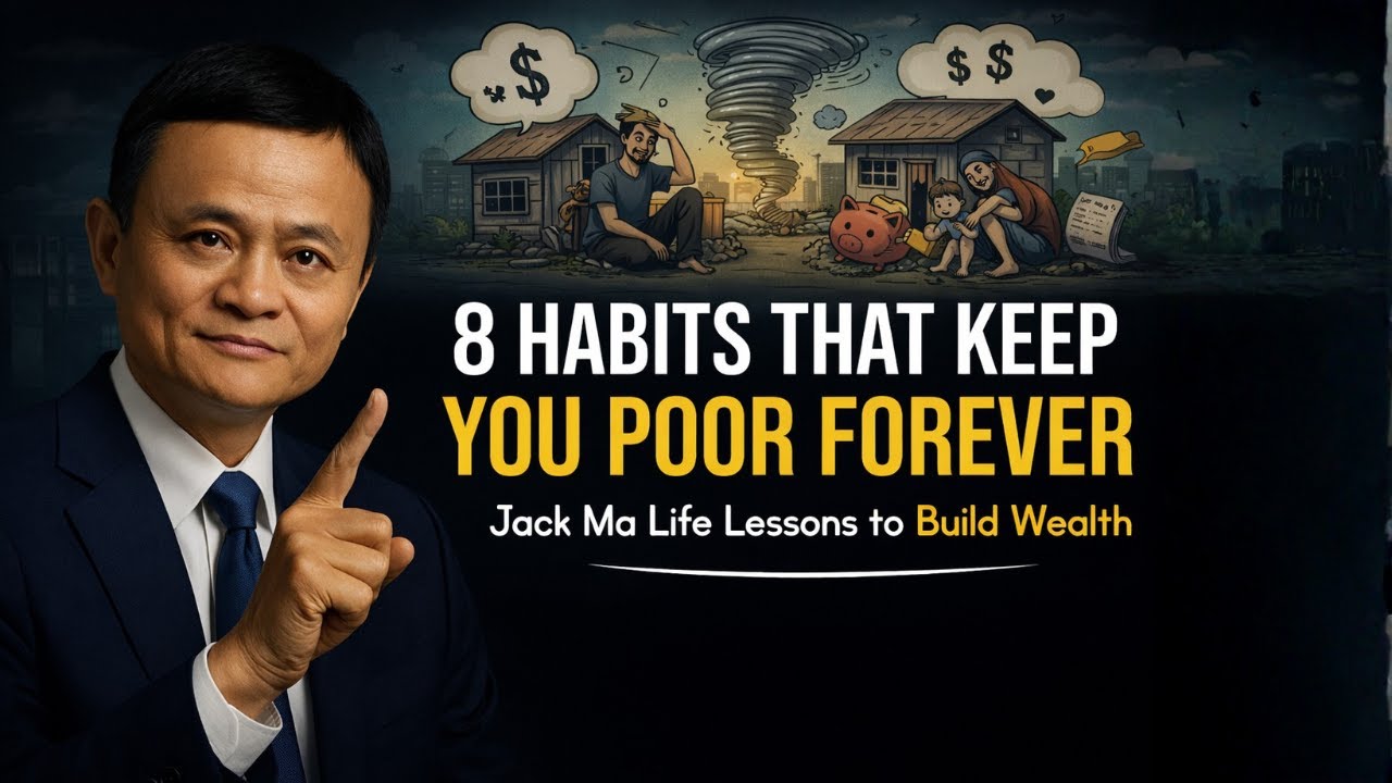 8 привычек, которые обрекают на бедность навсегда | Джек Ма. Жизненные уроки для создания богатства.
