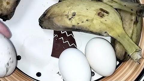 ASMR Peeling Egg and Banana 🍌🍌🍌 #Satisfying