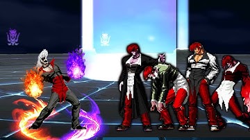 [KOF MUGEN] Devourer Element Vs Iori Yagami Team