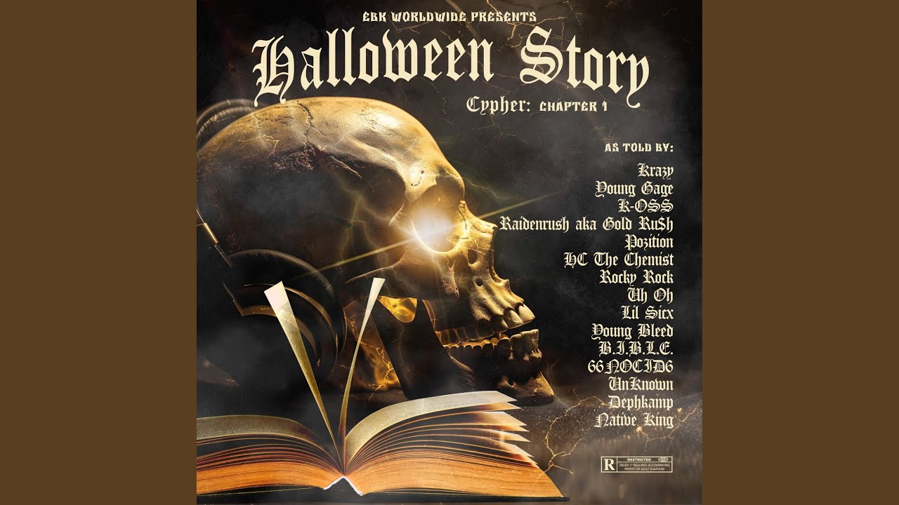 在 YouTube 上观看 Halloween Story Cypher, Chapter 1 (feat. Young Gage, K-OSS, Raidenrush, Pozition, HC The...